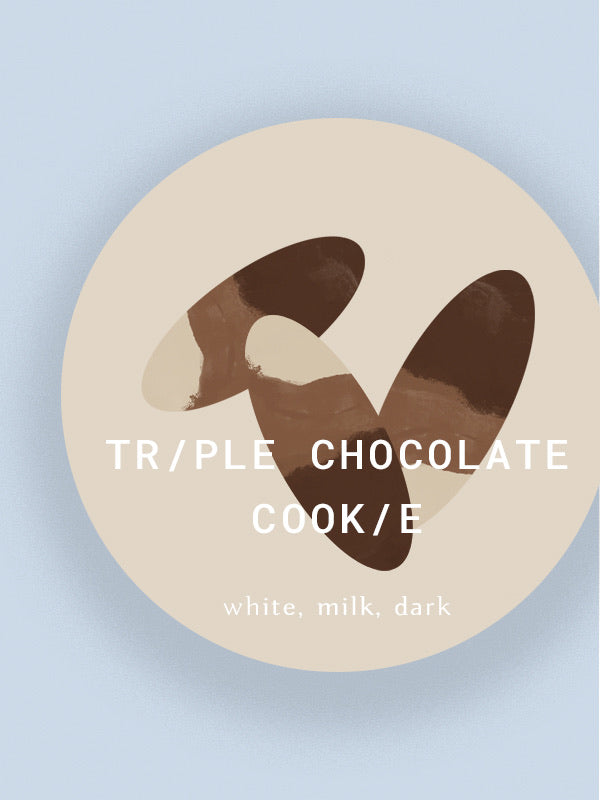 b) Triple chocolate cookies