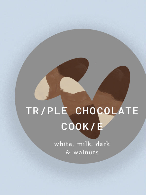 b) Triple chocolate cookies